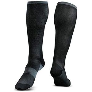 CHAMPRO Heren AS8BM Hockey Baselayer Sock M, Zwart Lichaam, Medium