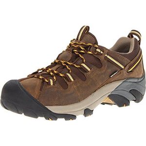 KEEN Targhee 2 waterdichte wandelschoenen voor heren, Cascade Bruin/Gouden Geel, 44 EU breed