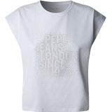 Pepe Jeans - Aza - T-shirt - Zwart - 100% Katoen