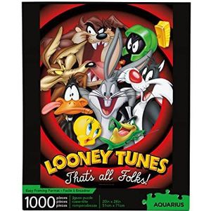 AQUARIUS 65253 Looney Tunes Legpuzzel, Rood, 1000