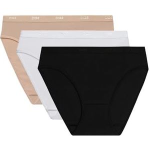 DIM - Slip Pockets Ecodim - Set van 3 - Wit, Huidskleur, Zwart - Katoen