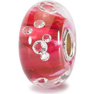 Trollbeads Dames Diamanten Bead roze TGLBE-00017