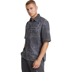 Slanted Double Pocket Regular Shirt ss, grijs (Faded Acero Grey D24602-d540-g311), XL