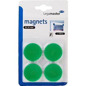 Legamaster magneet C en C Bliste Verpakking van 4 stuks. 4er Blister groen