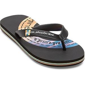 Quiksilver Molokai Art sandalen voor jongens, zwart-wit/zwart., 31 EU