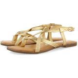 Gioseppo - SS24 Sandalen - Goud - Leer - Verstelbare Enkelsluiting