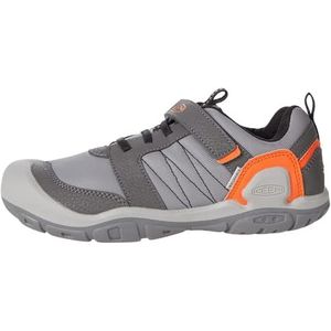 KEEN Unisex Kid's Knotch Peak Sneaker, Magneet Veiligheid Oranje, 27/28 EU