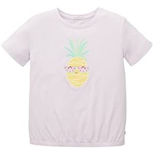 TOM TAILOR T-shirt voor meisjes en kinderen met print, 31662 - Charming Lavender, 128 cm