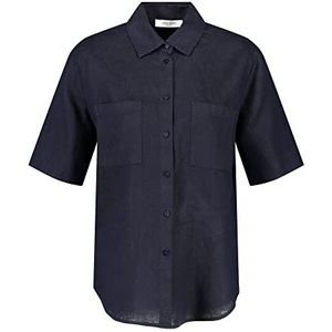GERRY WEBER Edition Dames 860036-66435 blouse, marineblauw, 34, navy, 34