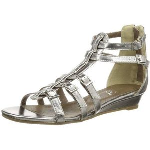Andrea Conti 1007477 Romeinse sandalen voor dames, Zilver Zilver 096, 35 EU