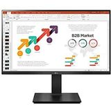 LG 61cm/24"" (1920x1080) 24BP450Y-B 16:9 5ms IPS HDMI VGA DisplayPort VESA Pivot Full HD Zwart