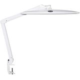 MAUL Maulwork Led-werklamp, dimbaar, 84 geïntegreerde leds, 3 delen - afzonderlijk inschakelbaar, led-klemlamp, 6500 K, 2248 lumen, daglichtlamp, voor kantoor, modelbouw, werkplaats, wit