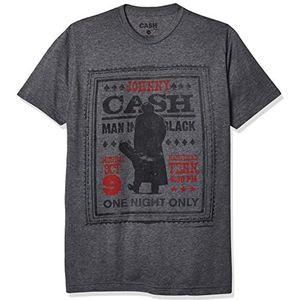 Johnny Cash One Night Only T-shirt - grijs - XL