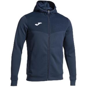 Joma - Heren sweatshirt - ritssluiting - capuchon - Campus Street, marineblauw, 3XL