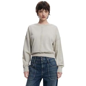 Desigual - Langarm-Sweatshirt - Katoen - Rond Hals - Normale Pasvorm