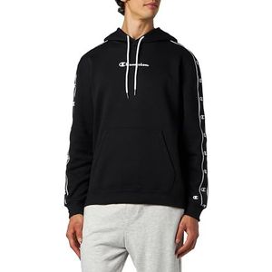 Champion Legacy American Tape Heavy Powerblend fleece sweatshirt met capuchon voor heren, Zwart, XS