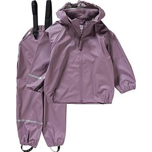 Celavi Unisex Basic Recycle Pu Rainwear Set voor kinderen, Moonscape., 70