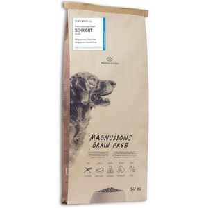Magnussons Grain Free graanvrij voer voor volwassenen honden met normale of verhoogde activiteit