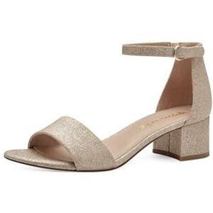 Tamaris Damessandalen, damessandalen, 967 Light Gold Glam, 40 EU