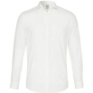pure h. tico Tuxedo-hemd voor heren, uni ecru, M