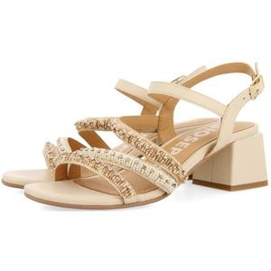 Gioseppo - Balao - Sandalen - Off-white - Leer - Verstelbare Hielsluiting