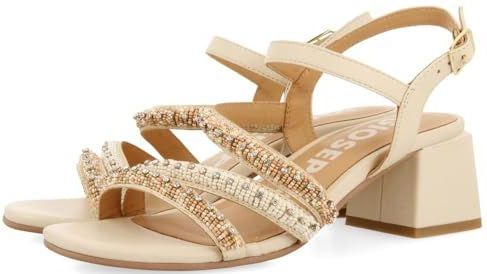 Gioseppo - Balao - Sandalen - Off-white - Leer - Verstelbare Hielsluiting