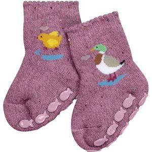 FALKE Uniseks-baby Stopper sokken Baby Duckling B Hp katoen Noppen op de zool 1 paar, Roze Rose 8620, 74-80