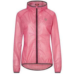 Ziener NATINA regenjas voor dames, fiets, mountainbike, outdoor, waterdicht, ademend, super licht, bubbelgum, 34