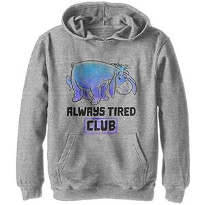 Disney Jongens Winnie The Pooh Eeyore Tired Club Hoodie, Athletisch Heather, S, atletisch heather, S