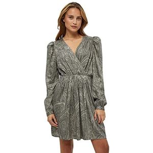 minus Jurk 'Polly'  pastelgroen / zwart