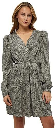 minus Jurk 'Polly'  pastelgroen / zwart