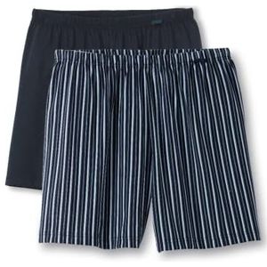 CALIDA Heren Prints Benefit Boxershorts, Dark Sea, Standaard