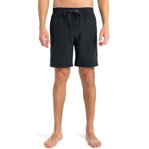 Quiksilver - Taxer Amph - Zwembroek - Zwart - 92% Polyester, 8% Elastaan