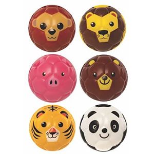 Baker Ross FE335 Dierenstressballen - 6 stuks, knijpspeelgoed voor kinderfeestartikelen, kleine cadeaus voor kinderen