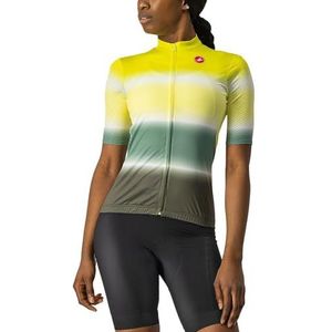 CASTELLI 4522060-776 Dolce Jersey Dames T-Shirt Sulphur/Militair Green L