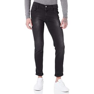Replay Heren Anbass Jeans, 098 Black, 27W / 32L, zwart (098 zwart), 27W x 32L