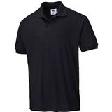 Portwest Naples Poloshirt Size: S, Colour: Zwart, B210BKRS