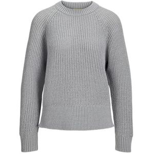 JXCAROLINA Crew Neck Knit, lichtgrijs gem., L