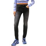 TOMMY JEANS Dames Sophie LW SKN DI1286 DW0DW21821, Denim, 24W/28L, Denim (Denim Zwart), 24W / 28L