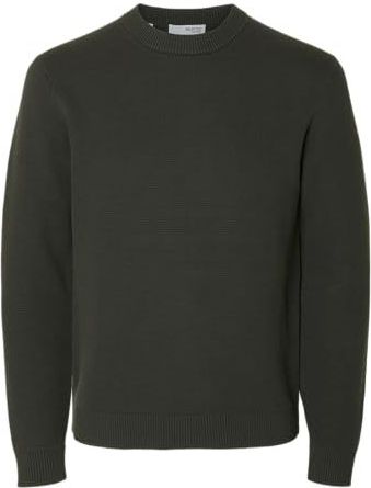 Selected - Gebreide Trui - Biologisch Katoen - Ronde Hals - Lange Mouwen