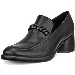 ECCO Women's Sculpted Luxe 35 Braid Loafer, Black, 9-9.5