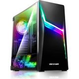 Spirit Of Gamer - Clone 4 ARGB - PC-behuizing - Medium Tower - Zwart - Gehard Glas