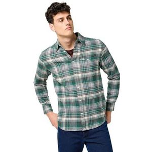 Wrangler Herenshirt, Green Birch, 3XL
