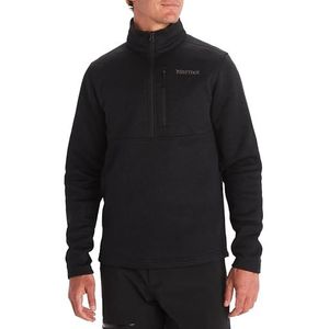 MARMOT Heren Drop Line 1/2 Zip Fleece Jacket, Zwart 001, S