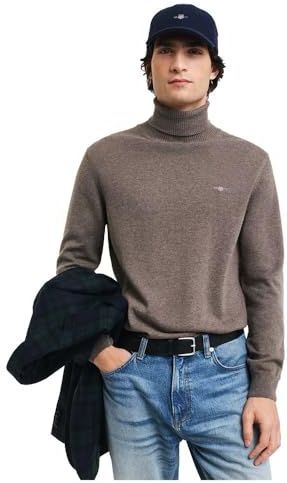 GANT - 8060070 - Trui - Bruin - Katoen en Wol - Casual