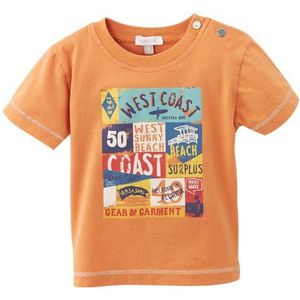 Absorba Uniseks Baby Tee Shirt MC T-Shirt, oranje, 104 cm