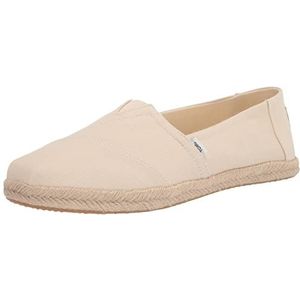 TOMS Dames Alpargata Rope Classic Loafer Flat, naturel wit, 37.5 EU