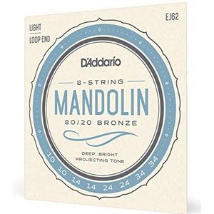 D'Addario EJ62 80/20 10-34 Bronzen Licht Mandoline String