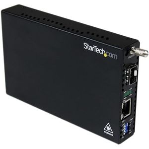 StarTech.com - Gigabit Ethernet Glasvezelmediaconverter - Ondersteunt Rackmontage - Open SFP-sleuf