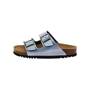 Scholl Josephine, damessandalen, blauw metallic, 37 EU, Blauw Metallic, 37 EU